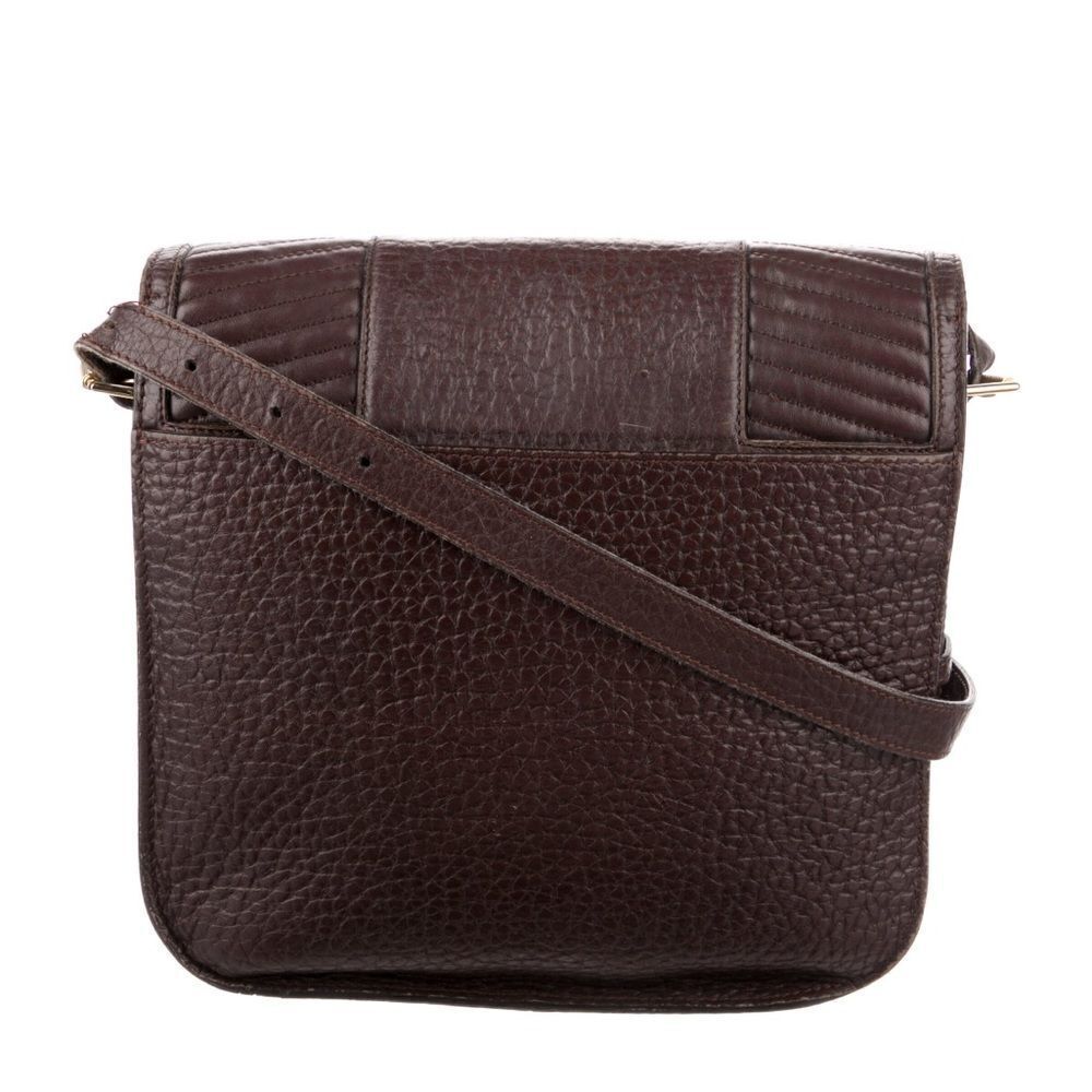Reece Hudson Grained Brown Leather Shoulder Bag‎ - Picture 4 of 6